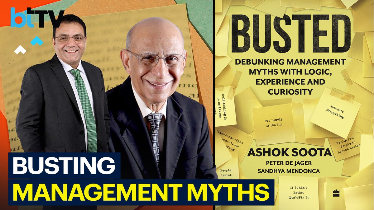 business_today's tweet photo. Should Management Principles Be Accepted As Universal Truths?
Watch: https://t.co/edXH285kUt | @szarabi #BookReview #ManagementPrinciples #BustedBook #AshokSoota #UniversalTruths https://t.co/y1GAgcHGXg