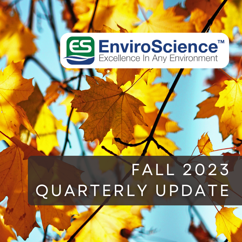 Are you subscribed to our quarterly newsletter? #EnviroScience, Inc. is pleased to share the latest company news, industry updates, and important regulatory changes with respected colleagues. Dive into the details in our blog post at enviroscienceinc.com/fall-2023-quar…. #environmentalnews