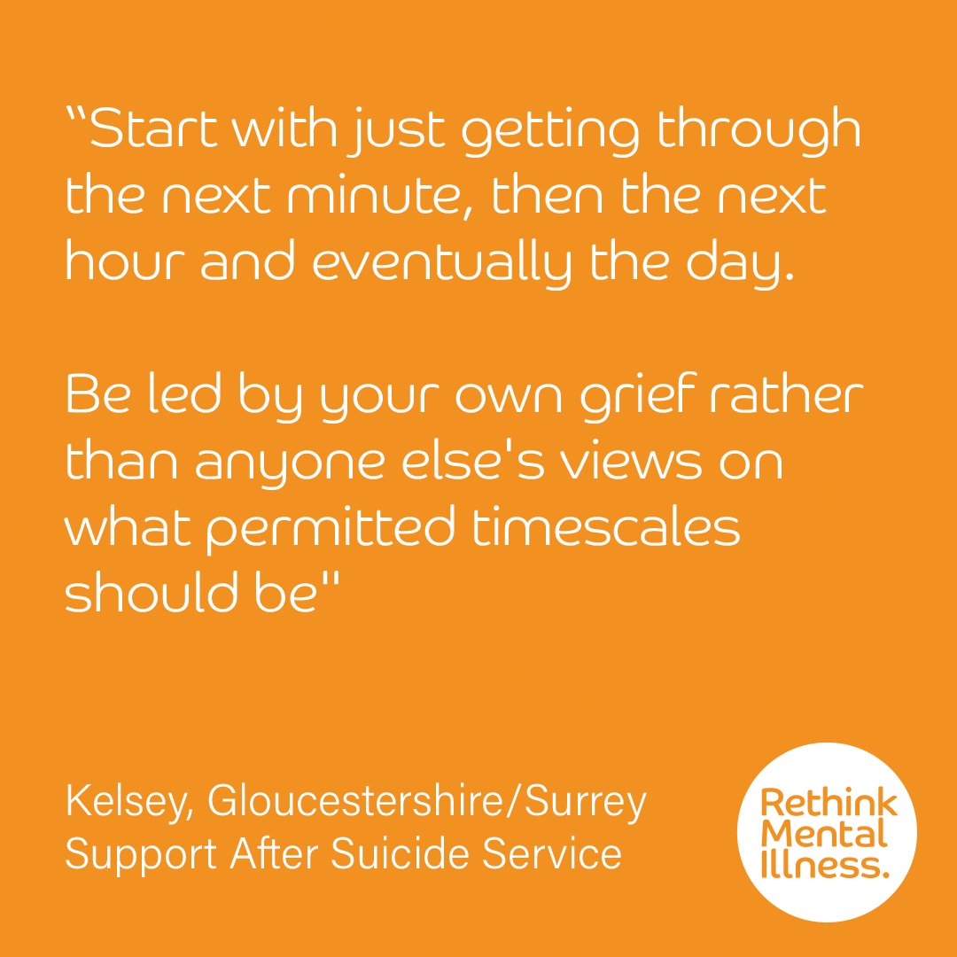 💙 Everyone processes grief in different ways.

Ahead of #SurvivorsOfSuicideLoss day tomorrow, here's a reminder from one of our Support After Suicide Service Managers, Kelsey 👇