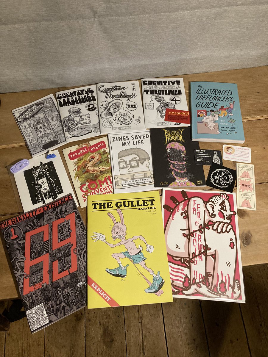 BradleySmith93's tweet photo. Art loot from this years @ThoughtBubbleUK #tbf23 https://t.co/77kLSAWmFp
