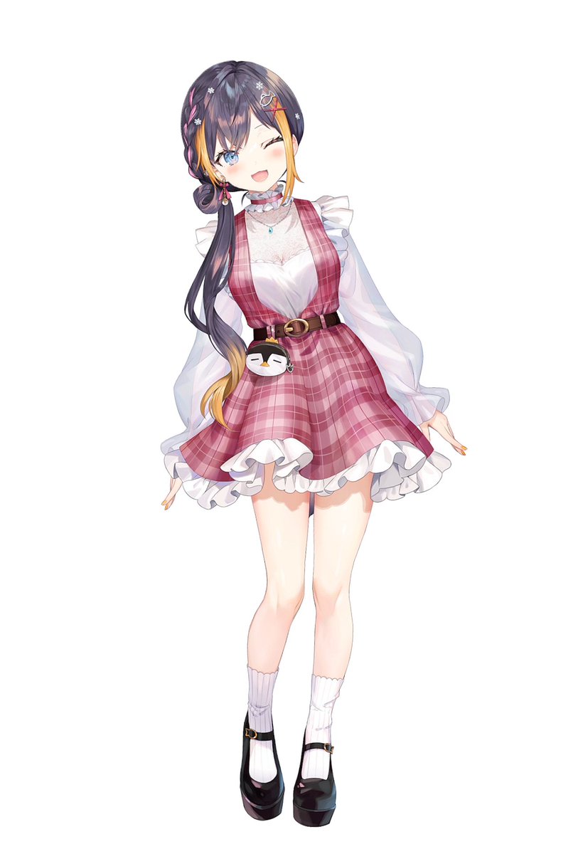 Petra_Gurin's tweet photo. THANK YOU FOR COMING TO MY OUTFIT REVEAL!!!!! I'M SO HAPPY!!!!!!!!! 🐧🌸 新衣装お披露目、ありがとうございました！！！

please look forward to the rest of the zuttoღo reveals too!! #zuttoღo #zuttoღospring 🩷 https://t.co/RKWpoQ8NRz