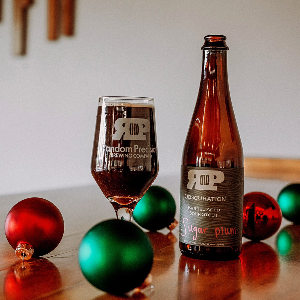 SUGARPLUM OBSCURATION RELEASE Wed 11/22 We’re tapping a fresh batch of our holiday ale made w/ our barrel aged sour stout, plums, and muscovado sugar. Available on tap &amp; in a limited number of 500 ml bottles.
#randomprecisionbrewing   #columbuscraftbeer #sourbeer #barrelagedbeer