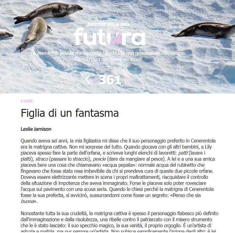 NR edizioni (@nredizioni) on Twitter photo Oggi su Futura del <a href="/Corriere/">Corriere della Sera</a> c'è un estratto dalla nuova raccolta di saggi di Leslie Jamison (<a href="/lsjamison/">Leslie Jamison</a>), tradotta da @simonasiri, “Lascialo gridare, lascialo bruciare” (amzn.to/44wdAzn)
Si legge qui: corriere.it/futura/17-11-2… Oggi su Futura del <a href="/Corriere/">Corriere della Sera</a> c'è un estratto dalla nuova raccolta di saggi di Leslie Jamison (<a href="/lsjamison/">Leslie Jamison</a>), tradotta da @simonasiri, “Lascialo gridare, lascialo bruciare” (amzn.to/44wdAzn)
Si legge qui: corriere.it/futura/17-11-2…