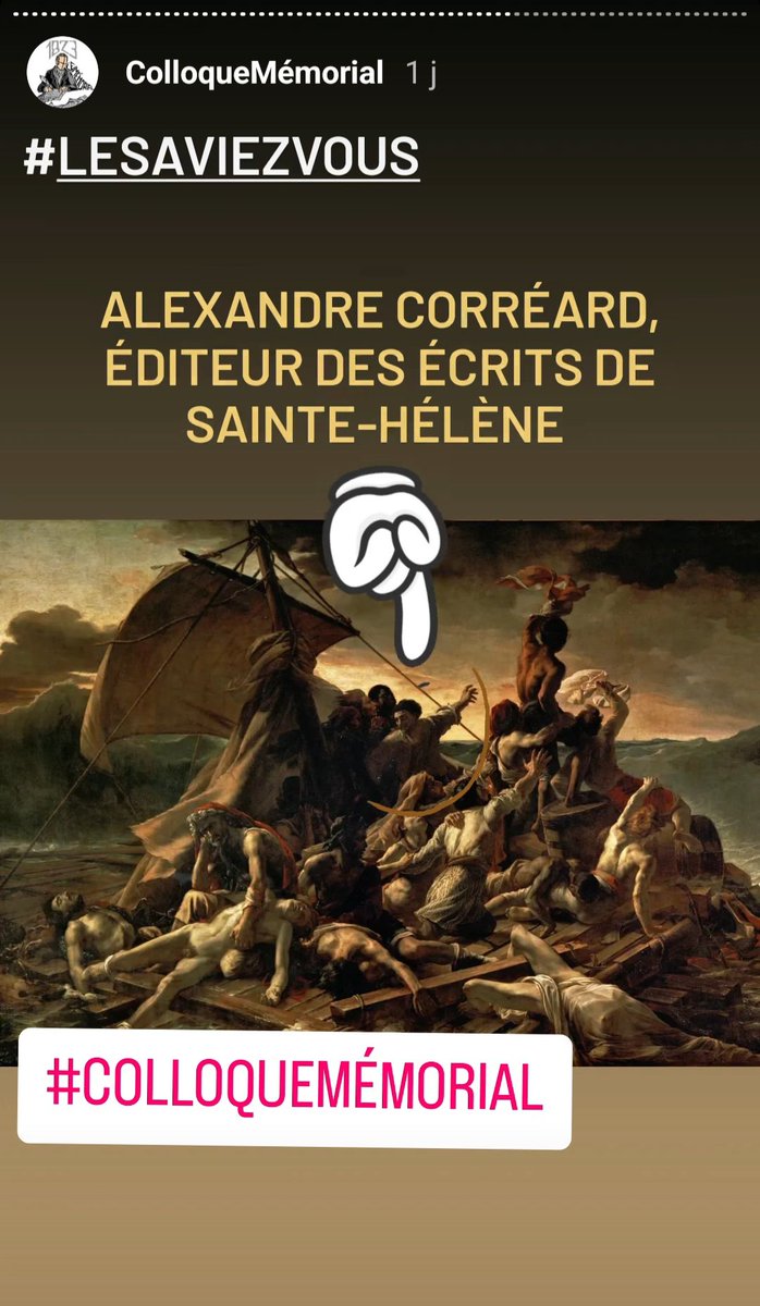 Fondation Napoléon (@fondanapoleon) on Twitter photo #Lesaviezvous ? Il y a un rapporte entre le "Mémorial de Sainte-Hélène" et le naufrage (et le fameux radeau) de la Méduse. Quand <a href="/JOBoudon/">JacquesOlivierBoudon</a> nous parle d'Alexandre Corréard, il nous parle d'un destin ! #ColloqueMémorial #Lesaviezvous ? Il y a un rapporte entre le "Mémorial de Sainte-Hélène" et le naufrage (et le fameux radeau) de la Méduse. Quand <a href="/JOBoudon/">JacquesOlivierBoudon</a> nous parle d'Alexandre Corréard, il nous parle d'un destin ! #ColloqueMémorial