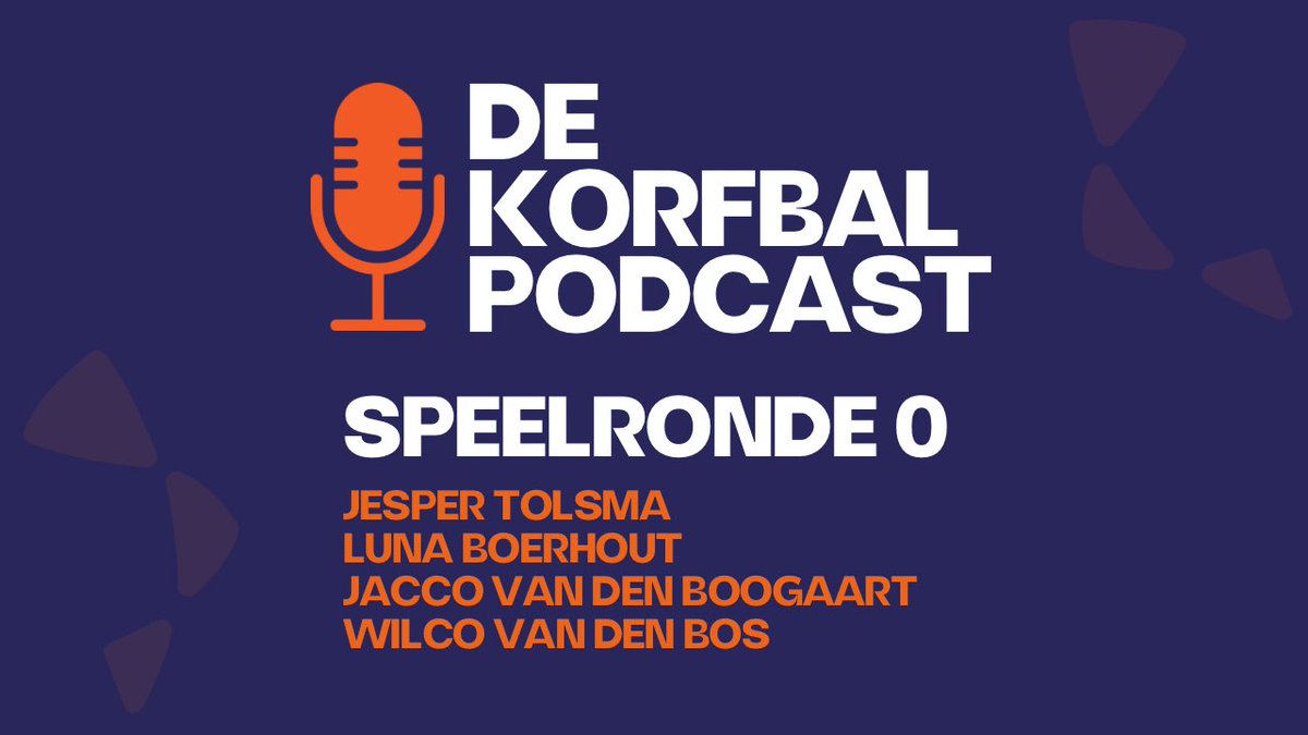 Luister nu! In de allereerste podcast van dit seizoen schuift Jesper Tolsma aan bij Luna Boerhout, Jacco van den Boogaart en Wilco van den Bos.
Luister via Spotify: open.spotify.com/episode/6PsvVU…
Of via YouTube youtube.com/watch?v=j6X0vN…