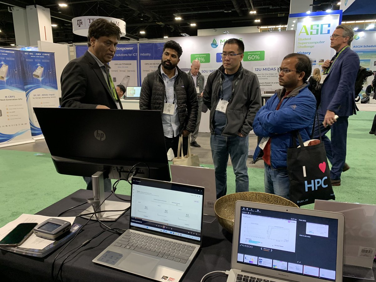 prakash_pranay's tweet photo. #sc23 is a wrap. Great to meet customers and partners and showcase #Dihuni #Supermicro #NVIDiA GPU systems and #Qubrid Hybrid GPU and Quantum Computing cloud platform. #supercomputing #ai #GenAI #QuantumComputing #gpucloud https://t.co/9ofGKdayGH