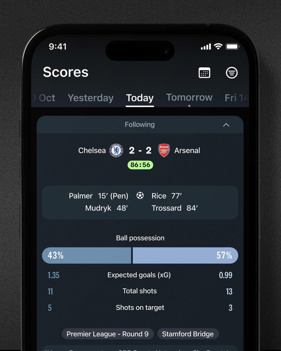 John Brennan (@brennanjp) on Twitter photo BIG <a href="/ACMomento/">AC Momento</a> update live in the App Store... and we think you are going to love it.
We are introducing our own Scores product, with the initial goal of delivering the fastest and easiest to use multi-sport Scores experience in the industry. ⚡️
To learn more, see my next post! BIG <a href="/ACMomento/">AC Momento</a> update live in the App Store... and we think you are going to love it.
We are introducing our own Scores product, with the initial goal of delivering the fastest and easiest to use multi-sport Scores experience in the industry. ⚡️
To learn more, see my next post!