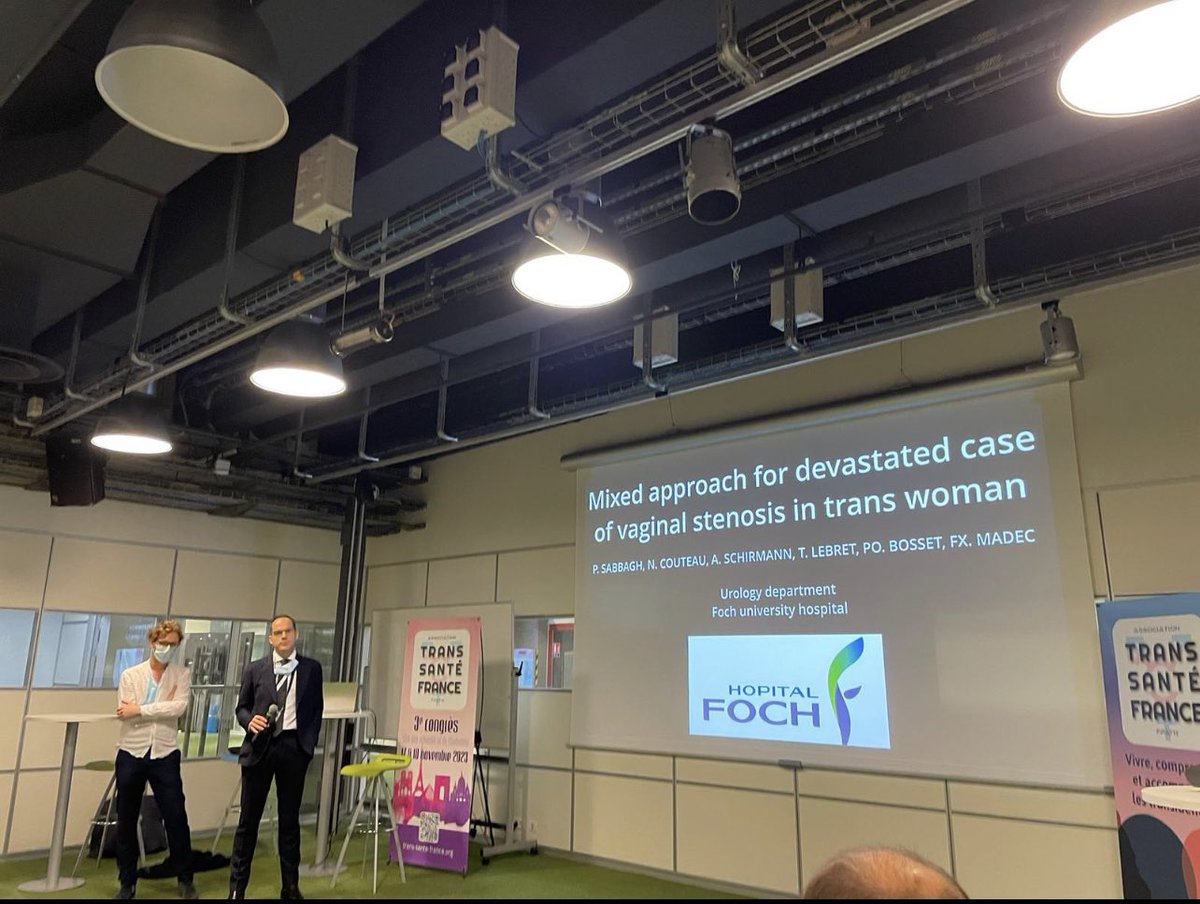 fx_madec's tweet image. Félicitations à l’équipe d’urologie de l’hôpital foch (interne, docteur junior et Senior) pour ses présentations au congrès trans santé France! @SchirmannAurel1 @afufuro @zsimplants @TransSanteFr