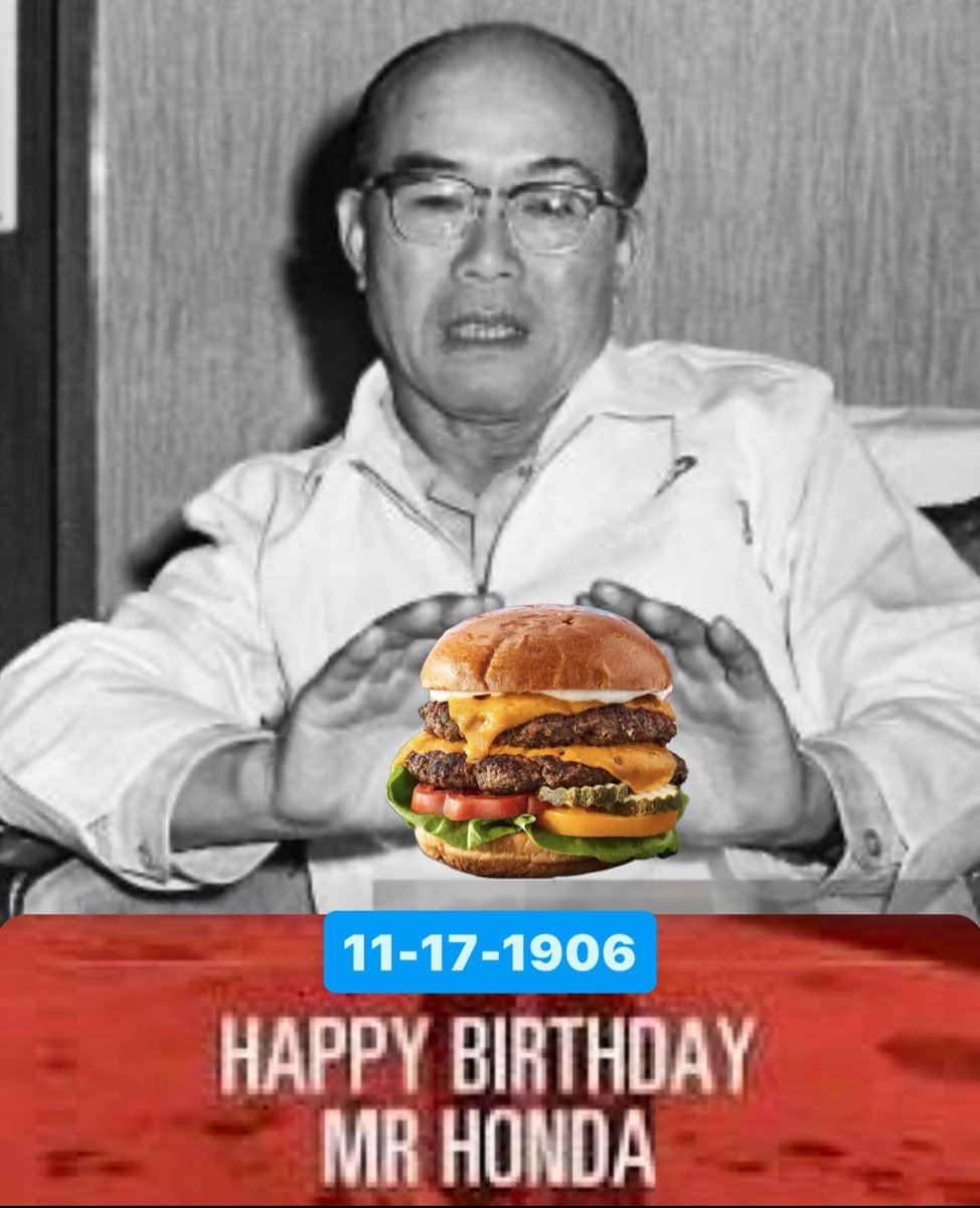 Today we celebrate the birth of a true legend & leader Mr Soichiro Honda!  Born on this day Nov 17th 1906 #DreamsNeverDie #Honda #HappyBirthday