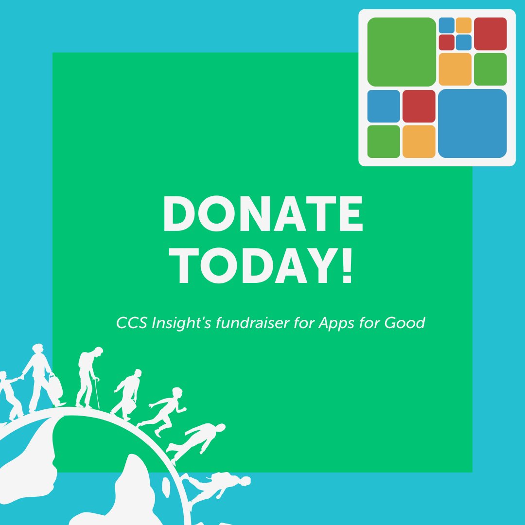 CCSInsight's tweet photo. 🌍 Celebrating 30 years of CCS Insight, our team walks around the Earth!
🚀 Beyond this feat, we've set a £1500 goal for @AppsforGood - shaping a brighter future for young minds through tech courses.
🔗 Donate today: https://t.co/nderQjWckl
#AppsforGood #TechEd #Fundraising https://t.co/P5q9dly0DG