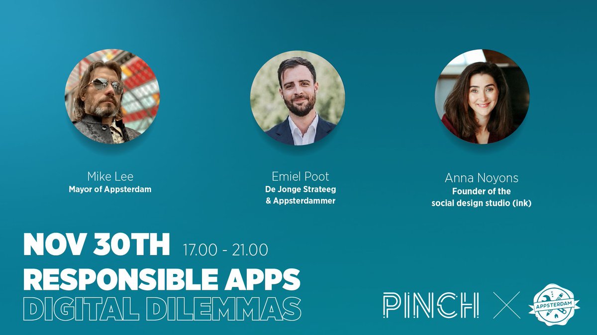 New Date ‼️ We are pleased to announce that the “Responsible apps and other digital dilemmas talks” are scheduled for Thursday 30 November. We have an amazing line up of leaders sharing insights a more resilient & inclusive digital society - Join us: buff.ly/3syl1sY