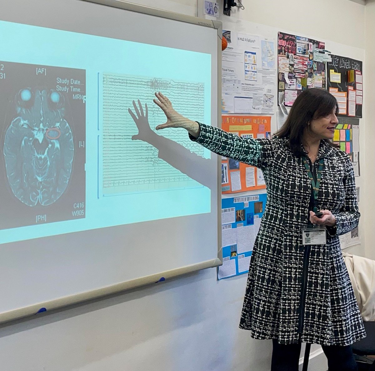 stbenedicts's tweet photo. Did you know that epilepsy affects approximately 1 in 200 school-age children in the UK?
Today, Dr Sophia Varadkar, Consultant Paediatric Neurologist &amp; Deputy Medical Director at Great Ormond Street Hospital, gave an insightful talk about Epilepsy and its effects.
#epilepsy https://t.co/mlkKdpwhvm