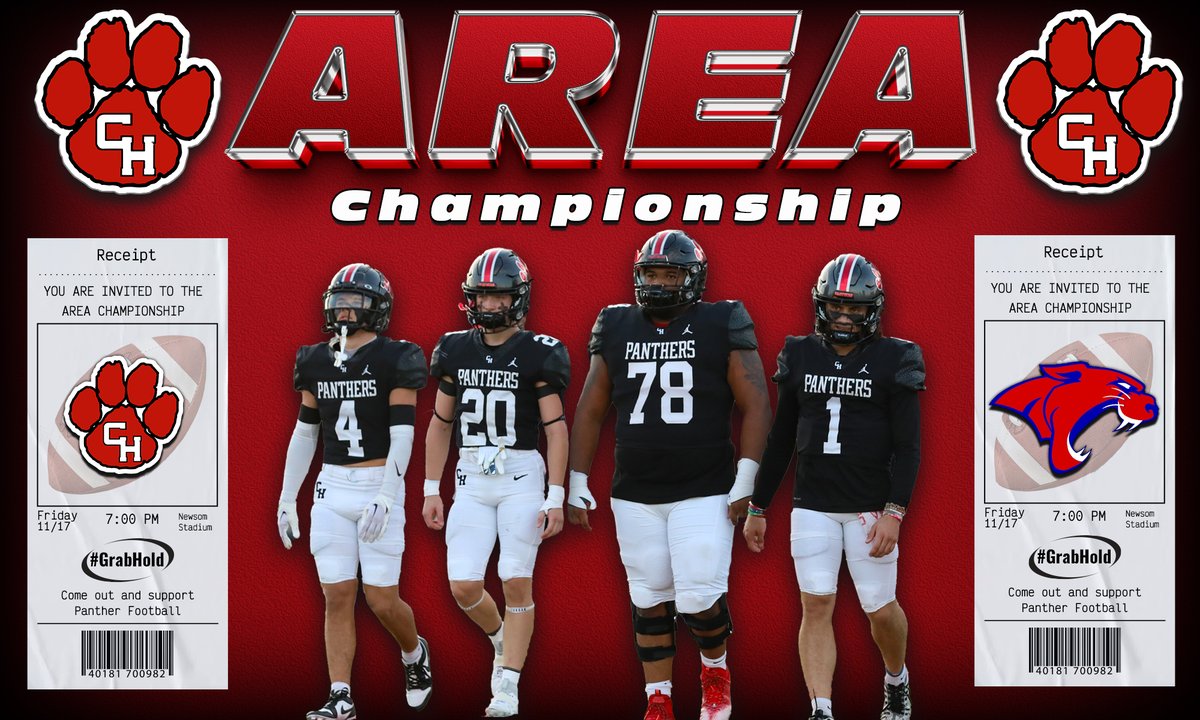 CHHS_FOOTBALL's tweet image. See you in Mansfield Panther Nation!