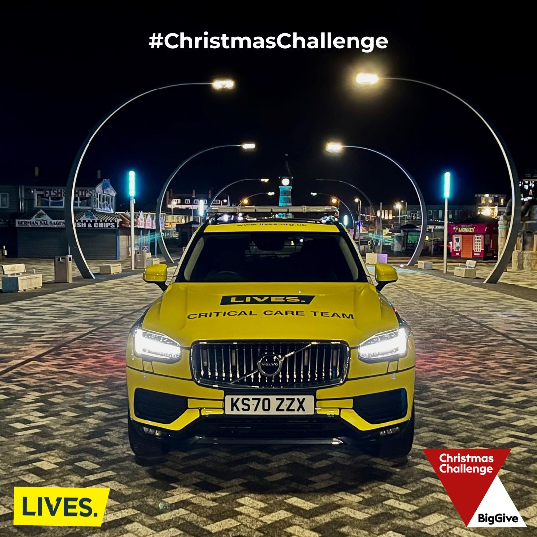#savethedate We're excited to have entered this year’s Big Give Christmas Challenge. Every penny will provide vital funds to pay for our East Coast Critical Care Car, Medic 50, to respond to 24 missions this winter❄️ Check out our campaign page below 👇 loom.ly/TMQ3Ouo