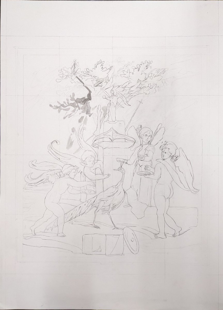 mtst109's tweet photo. #reproduction #ectype #imitativepainting #模写 #ポンペイ壁画 #pompei https://t.co/QjSxgYrhyR