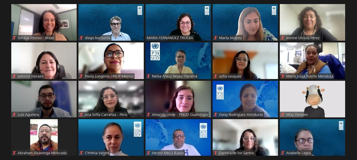 HOY ‼️ Celebramos la 5⃣ Sesión de desarrollo de capacidades. 

Agradeciendo a todas, todos y todes los colegas que participaron en esta rica sesión enfocada en igualdad de género e #interseccionalidad🌎✅

#Agenda2030 #SinDejarANadieAtrás