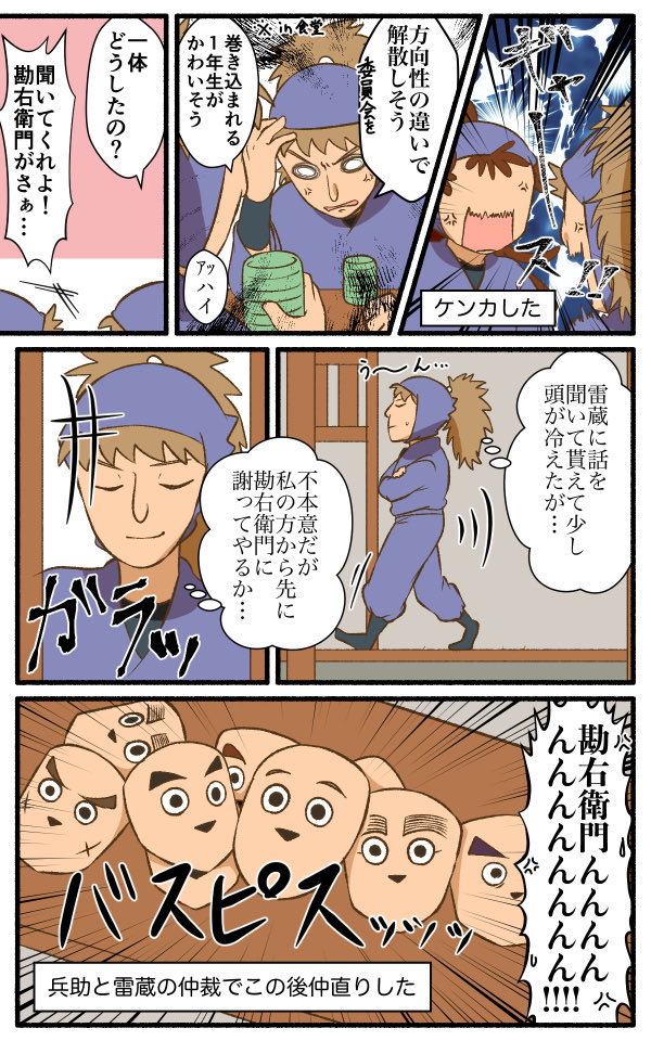 学級のケンカ 