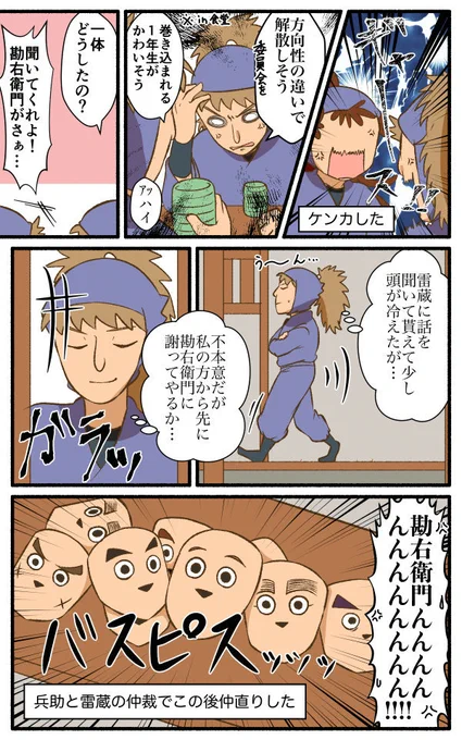 学級のケンカ 
