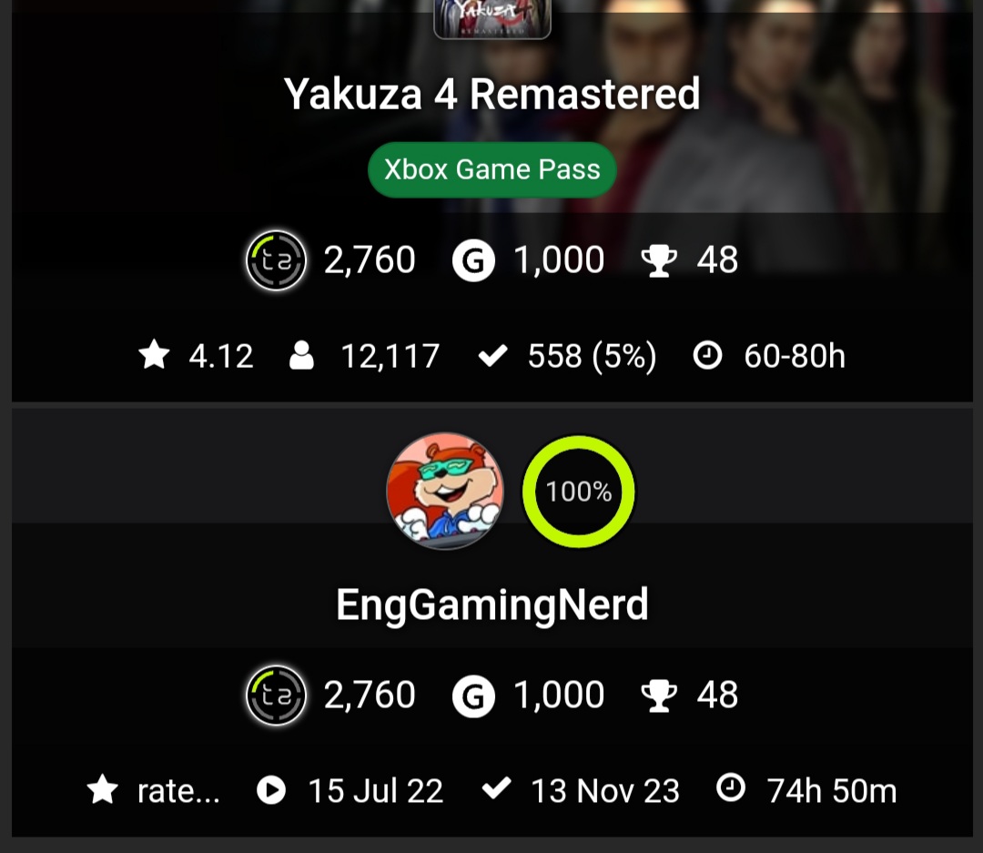 BumblinGamer's tweet photo. Another satisfied Yakuza completion. https://t.co/AgXa38vwvT