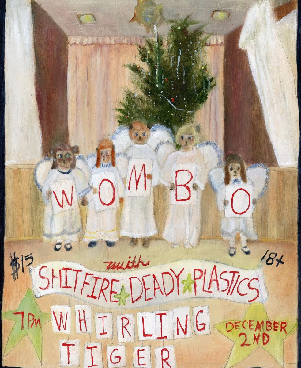 ⭐️⭐️⭐️ @womborocks local show added ⭐️⭐️⭐️ tis’ the season Louisville u know what to do tix on sale Monday: ffm.to/wombo