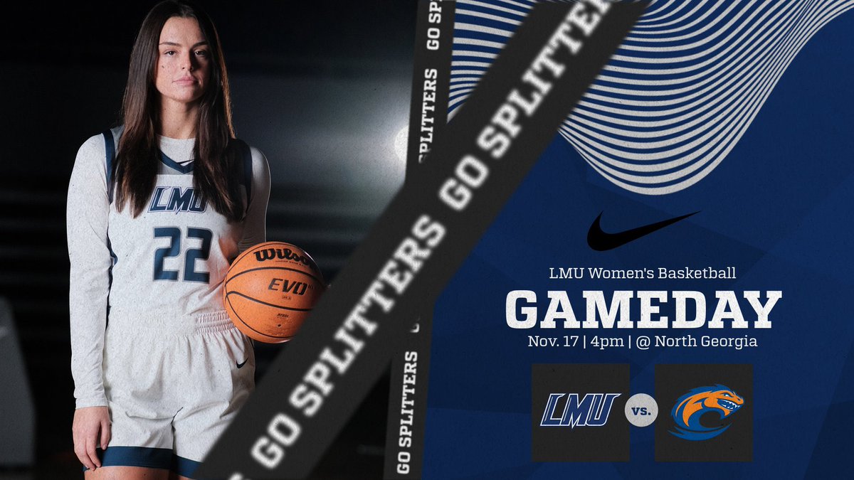 LMUWBasketball's tweet photo. It’s 𝙂𝙖𝙢𝙚𝙙𝙖𝙮‼️
Your lady Railsplitters are back at the Nighthawk Classic facing Clayton State!

⏰: 4PM
📍: North Georgia University 

#BuiltDifferent x #GoSplitters 🪓🏀🎩 https://t.co/xDVB1B2yIo