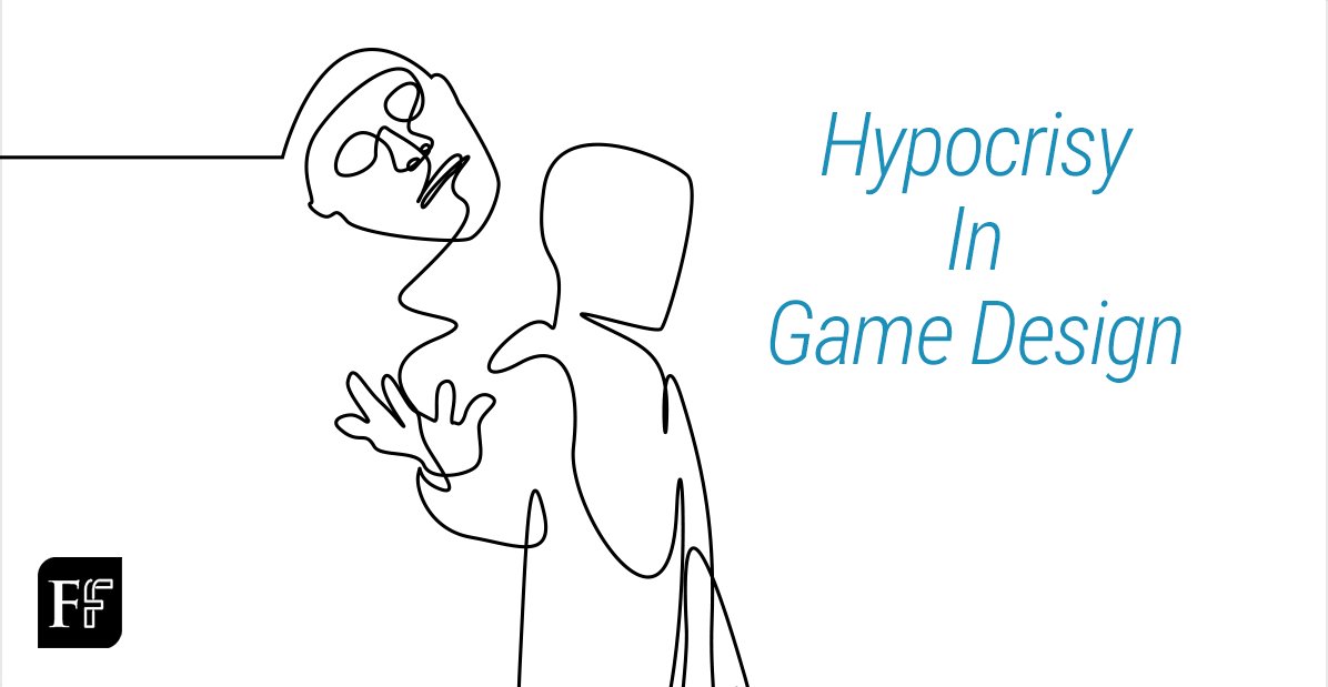 FaithForms's tweet image. No one wants to be a hypocrite, yet everyone knows they are at times. We&apos;re a conflicted, inconsistent people, which may explain why similar problems sometimes appear in our creations. 

#gamedesign #faith

faithforms.games/blog/hypocrisy…