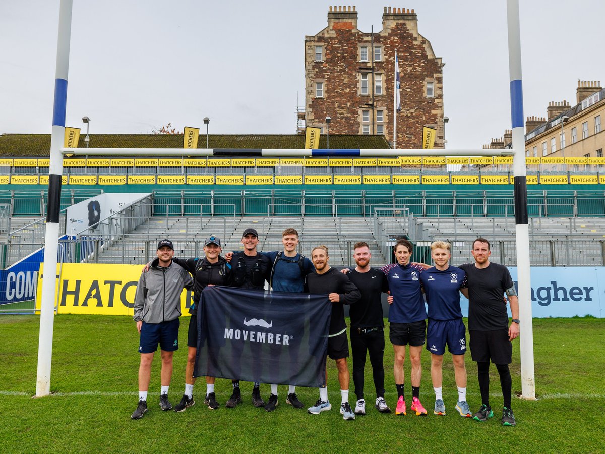 Ashton Gate to The Rec ✅

Top effort from these Bears and <a href="/BathRugby/">Bath Rugby</a> men, all in aid of <a href="/MovemberUK/">Movember UK</a> 🏃‍♂️🐻

Lets help get them over a grand… donate here: movember.com/t/bristol-bears