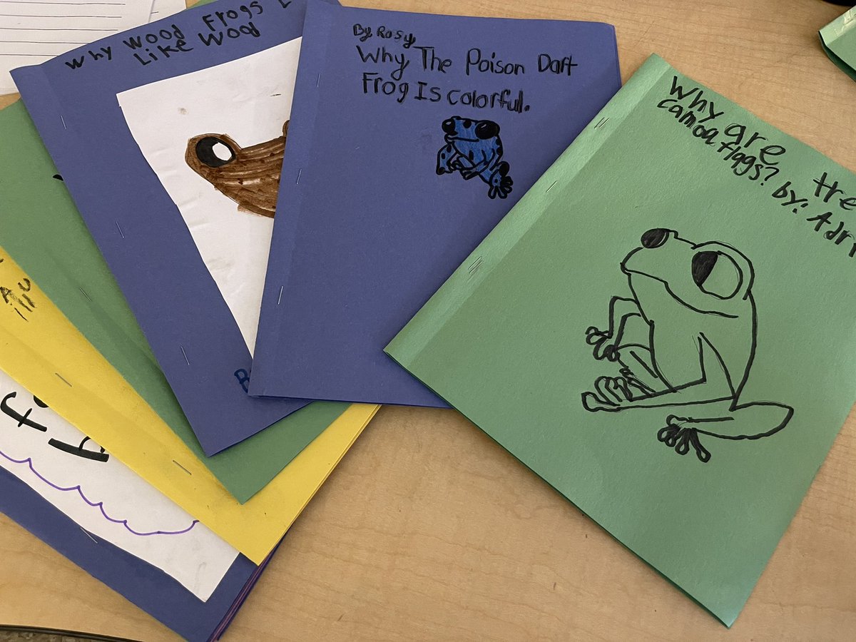 Ready to read some original pourquoi tales to our primary friends next week! Although the process seemed long, the product is worth it. The students show pride and ownership of their stories and they cannot wait to share! @LuhrLions @JcpsElemEla