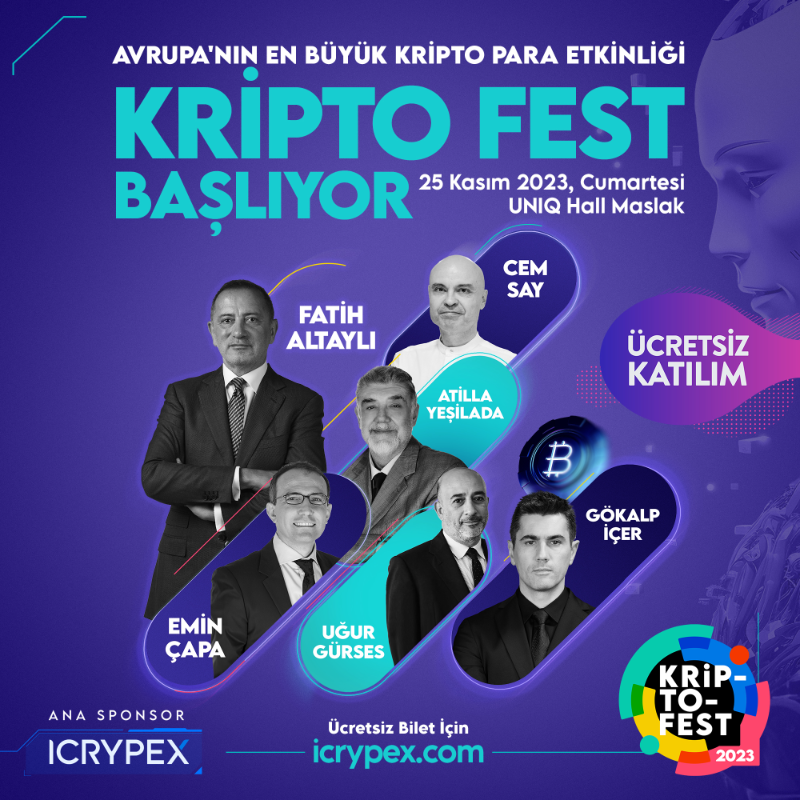 IcrypexTr's tweet photo. Avrupa'nın en büyük kripto festivali Kripto Fest'e hazır mısınız?🚀 

Alanında uzman konuşmacılarla finans ve teknoloji tutkunları Kripto Fest'te buluşuyor! 

Üstelik şanslı katılımcılar James Hype konserine hediye bilet kazanacak. Kayıt için tıklayın: 👉https://t.co/zsgdtOQDii