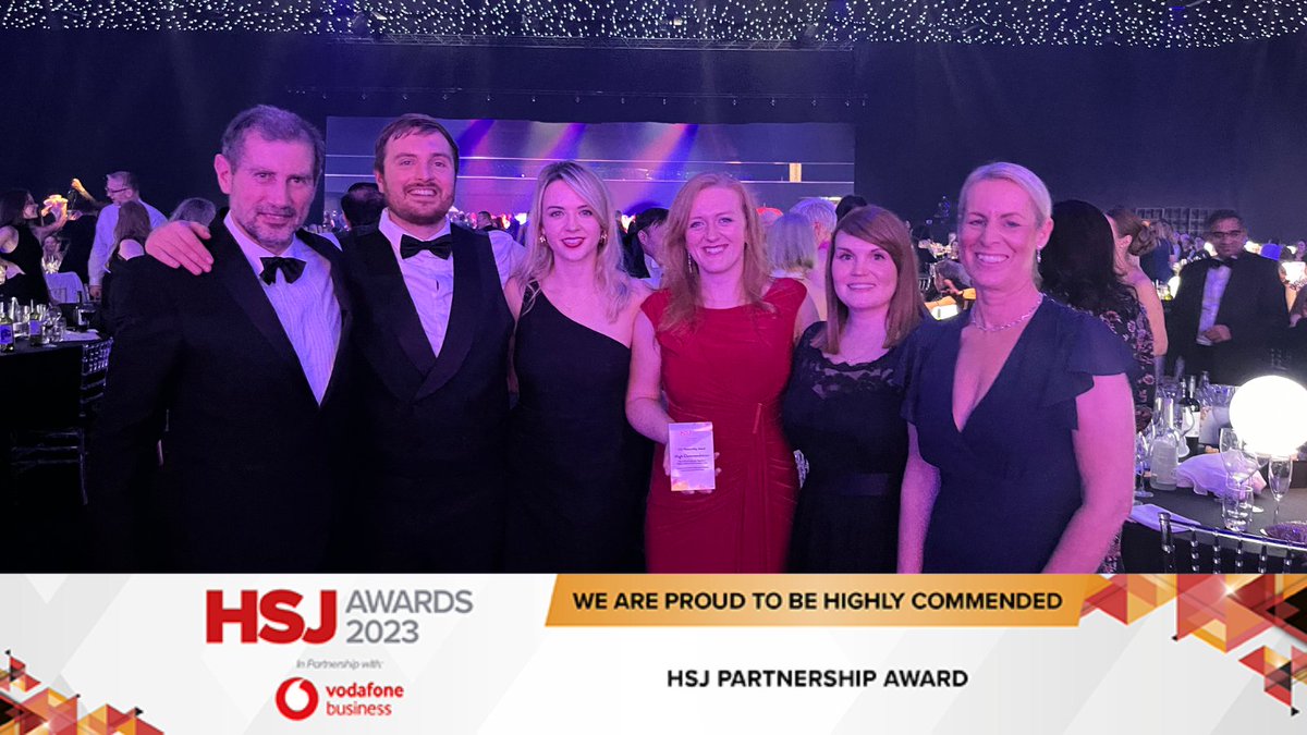 We are delighted to have received a high commendation alongside <a href="/UHDBTrust/">University Hospitals of Derby and Burton NHS FT</a> in the HSJ Partnerships category!

🔗 Read more in our latest blog: ow.ly/5OYR50Q8OZQ

#HSJAwards