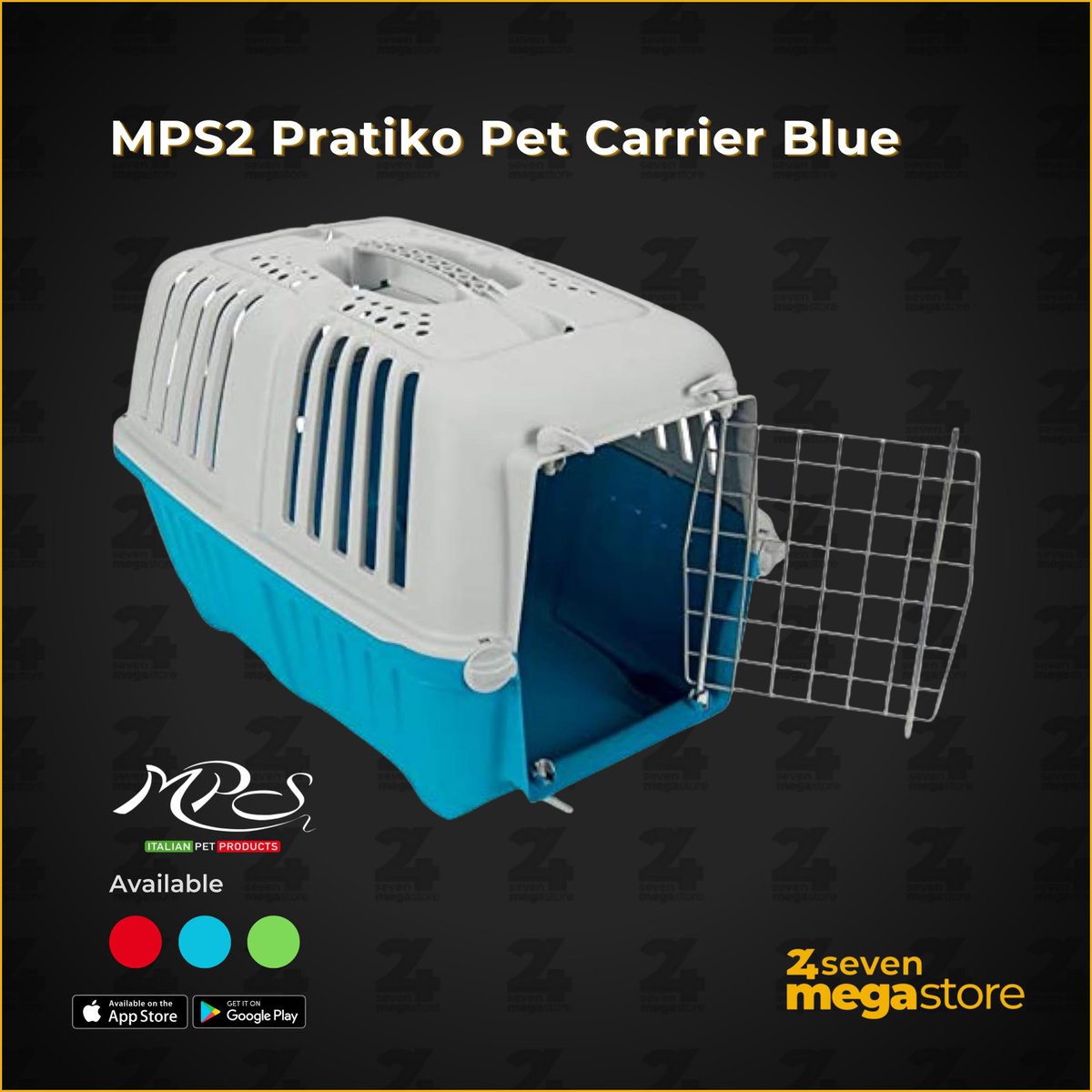 shop247_kw's tweet photo. MPS2 Pratiko Metal Pet Carrier
Download iOS App
https://t.co/2832Fyho3V
Download Android App
https://t.co/HTNV9GzARI
Colorful and innovative assemblage carrier, it is characterized by the absence of side hooks replaced by an internationally patented sliding hook
#24sevenmegastore https://t.co/6rUa7HvY9h