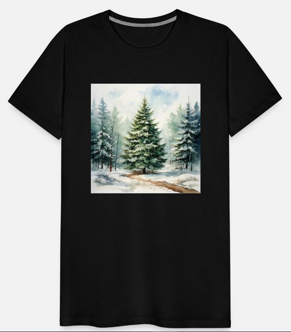🌨️👕 Embrace the winter vibe with 'A Winter's Tale' T-Shirt! ❄️✨  Perfect for cozy days & stylish evenings. #WinterFashion #MensStyle  #CoolTees #Spreadshirt #WinterTale #CasualChic 🧣🌟 spreadshirt.com/shop/design/a+…