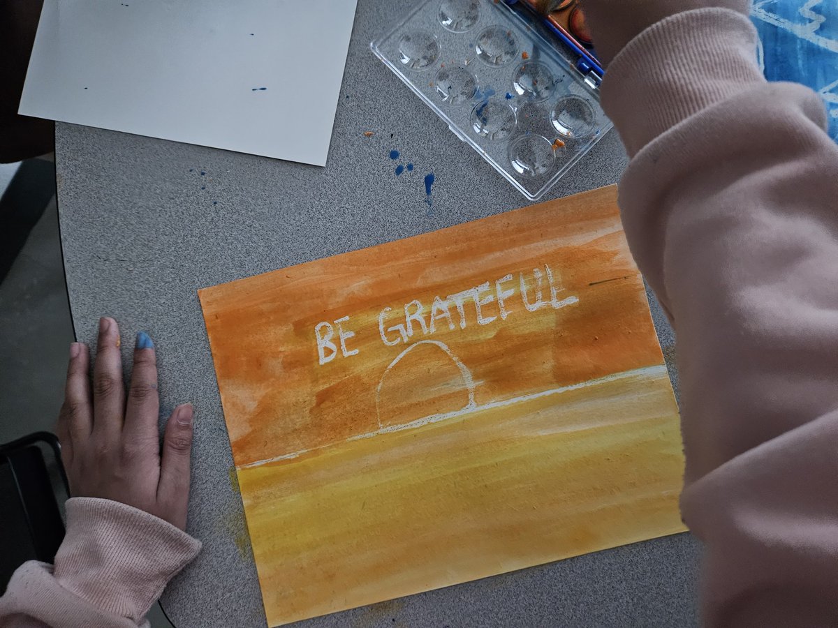 MsBlackbourn's tweet photo. Experimenting with pastels and watercolour on a Friday morning 🎨 https://t.co/SCcDXaJAx0