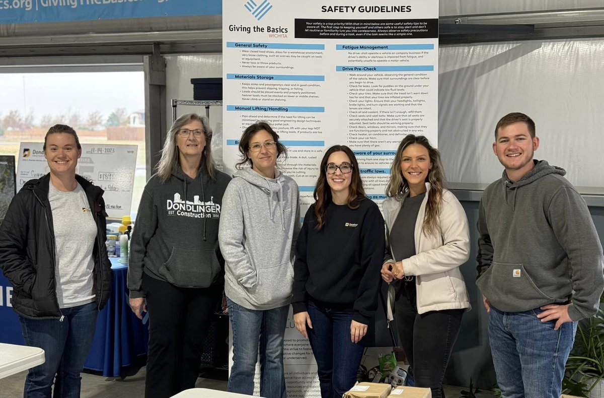 With Thanksgiving right around the corner, Dondlinger wanted to show our THANKS to Giving the Basics Wichita! This organization works hard each day to give back to our schools and communities and we wanted to give back to them and #donate1898!