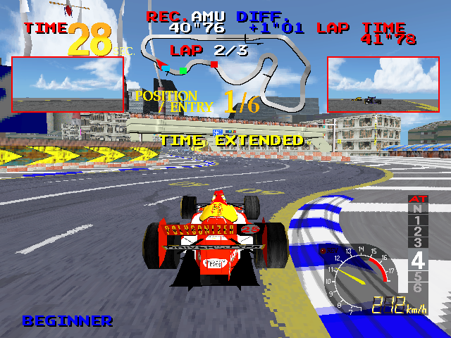BuscandoElWarp's tweet photo. El juego del día: #AceDriver (#Arcade)
Creador: #Namco 1994
Hay veces que pensamos que ir caminando es más rápido que ir en el auto, olvídate de esto al conducir un auto de la Formula 1 durante tres vueltas calculando milimétricamente el giro del volante y presionar el acelerador https://t.co/3MmG1Cg6PE