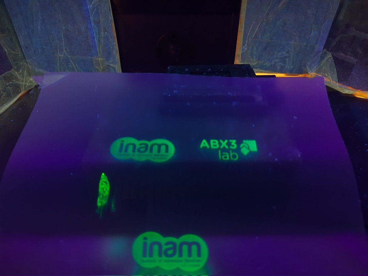 vss31's tweet photo. Fluorescence Fridays are always nice!! A great collaboration with @Rabargues @PabloPBoix  and thanks to the magic of @jsimancaUJI with the inkjet. @inam_uji @UJIuniversitat https://t.co/cbqdKo7GgD
