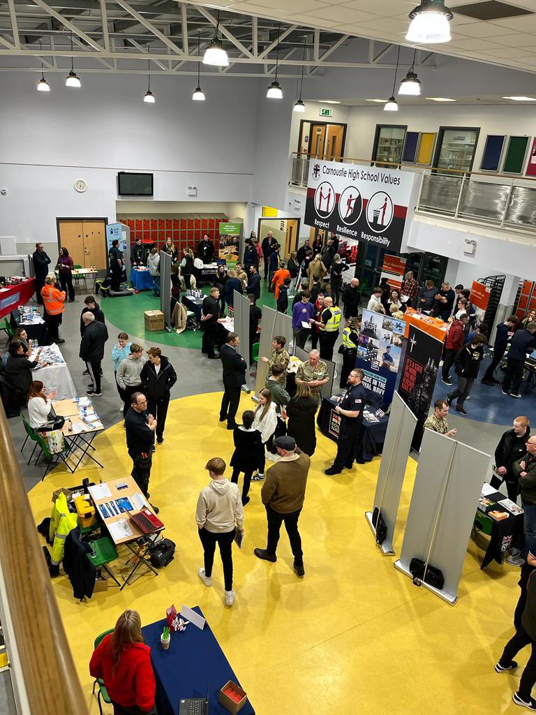 EWEdwardson's tweet photo. Our team attended a careers fayre tonight at Monfieth H.S which was well attended. It was arranged jointly by @AngusCouncil schools to give current pupils an understanding of path ways they may wish to consider. Our team spoke to a lot of people regarding the electrical industry. https://t.co/vSDTlkImQk