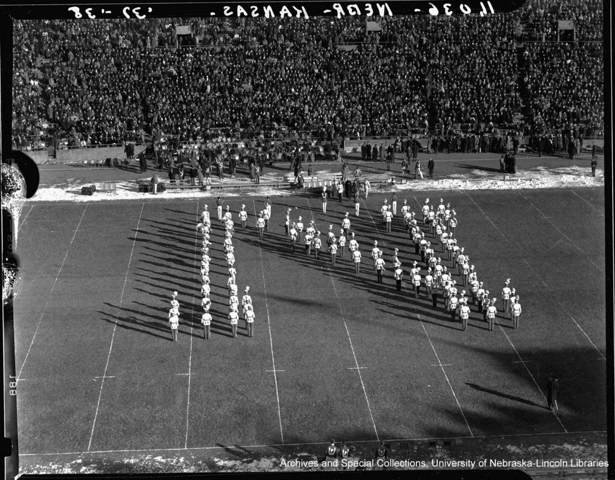 University of Nebraska-Lincoln (@unlincoln) on Twitter photo “Hail Varsity” debuted today in 1936, written by music professor Wilbur Chenoweth with words by alumnus Warren Joyce Ayres. The Daily Nebraskan began to lobby it as the official school song, which it became in 1937. 📷: <a href="/UNLarchives/">UNL Archives</a> “Hail Varsity” debuted today in 1936, written by music professor Wilbur Chenoweth with words by alumnus Warren Joyce Ayres. The Daily Nebraskan began to lobby it as the official school song, which it became in 1937. 📷: <a href="/UNLarchives/">UNL Archives</a>