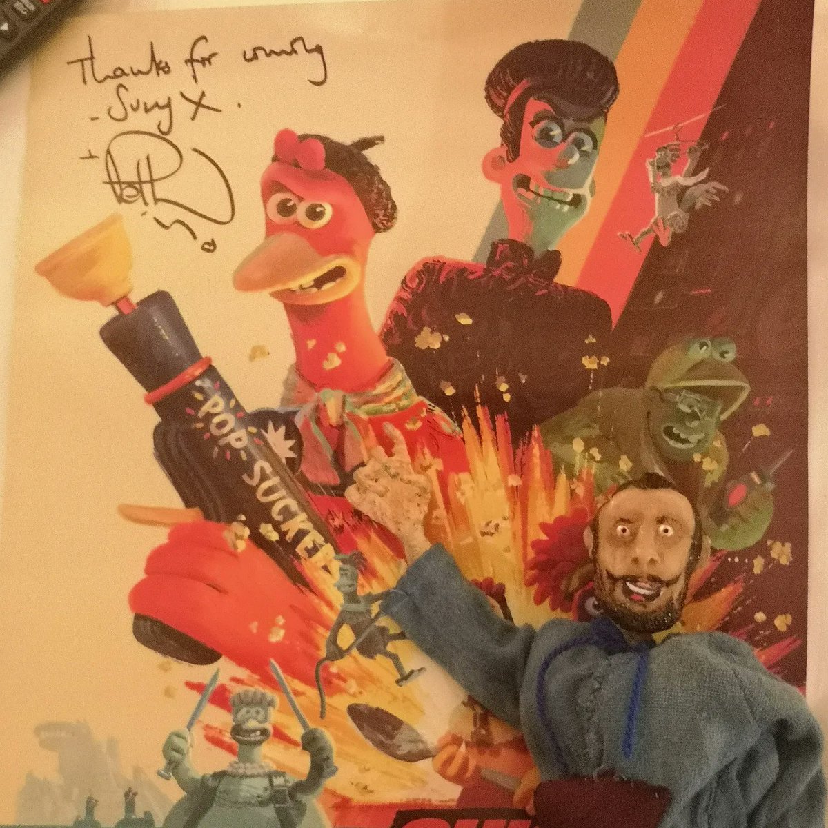 PickfordLIFE's tweet image. Brought my character puppet of myself to this year&apos;s Manchester animation festival. Stay tooned for a post of everything I did (part2) @mcranimation #puppetmaking #stopmotion