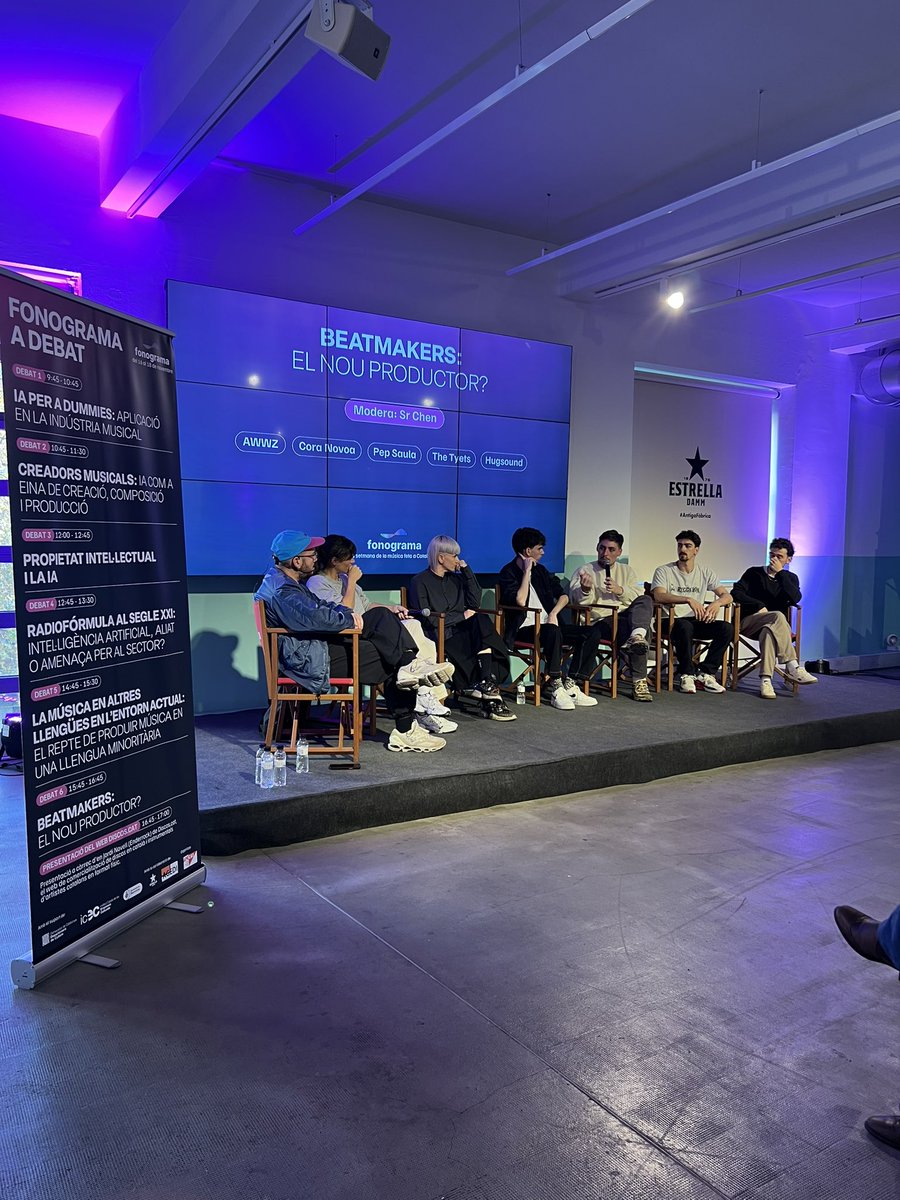 Fonograma Barcelona (@fonogramabcn) on Twitter photo Últim debat de la Jornada a la l’Antiga Fabrica <a href="/EstrellaDammCat/">Estrella Damm Cat</a>
Amb Sr. Chen, AWWZ, <a href="/coranovoa/">Cora Novoa</a> , <a href="/pepsaula/">Pep</a> , <a href="/thetyets/">The Tyets ☕️ CAFÈ PELS MÉS CAFETEROS</a> i Hugsound
#fonograma2023
<a href="/APECATBcn/">Apecat</a>
#musicakm0
#catalunya Últim debat de la Jornada a la l’Antiga Fabrica <a href="/EstrellaDammCat/">Estrella Damm Cat</a>
Amb Sr. Chen, AWWZ, <a href="/coranovoa/">Cora Novoa</a> , <a href="/pepsaula/">Pep</a> , <a href="/thetyets/">The Tyets ☕️ CAFÈ PELS MÉS CAFETEROS</a> i Hugsound
#fonograma2023
<a href="/APECATBcn/">Apecat</a>
#musicakm0
#catalunya