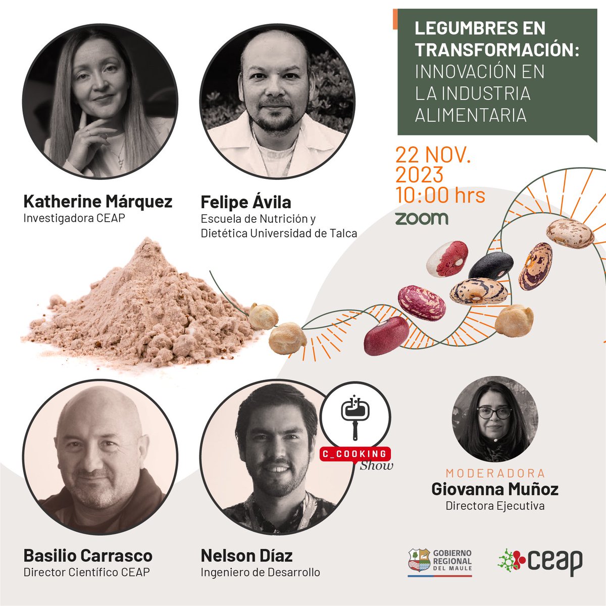 No te quedes fuera. Ya está disponible nuestro formulario online para su inscripción.
Nos reuniremos en torno a las oportunidades que tienen algunas legumbres de convertirse en un ingrediente y aliado para la salud y para la industria de alimentos.
👇
 
ceap.cl/evento/2023/11…