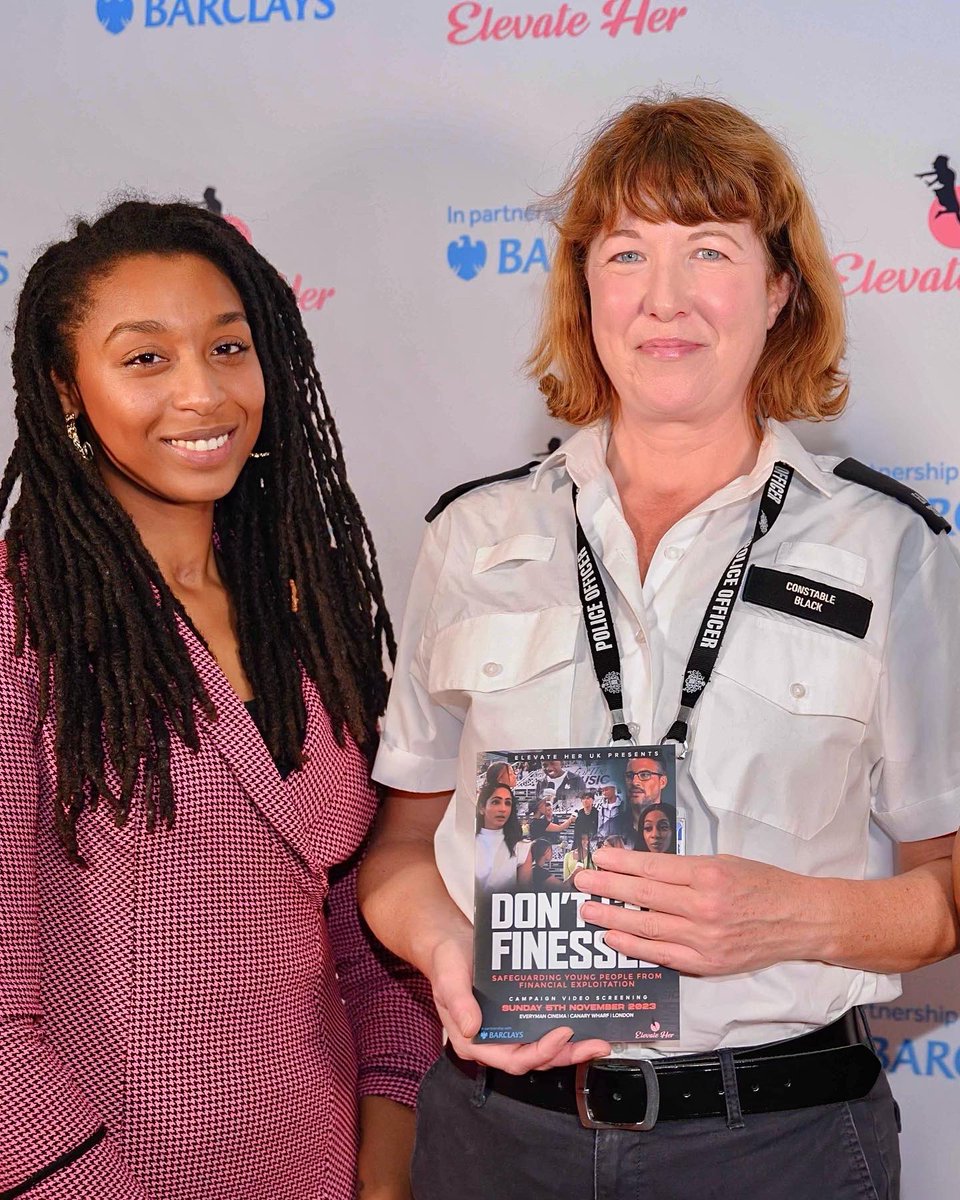 PC Black represented @MPSAbbeyKG at our private screening of our financial exploitation campaign short documentary. We aim for a collaborative approach to tackle grooming and exploitation amongst vulnerable children and young people.