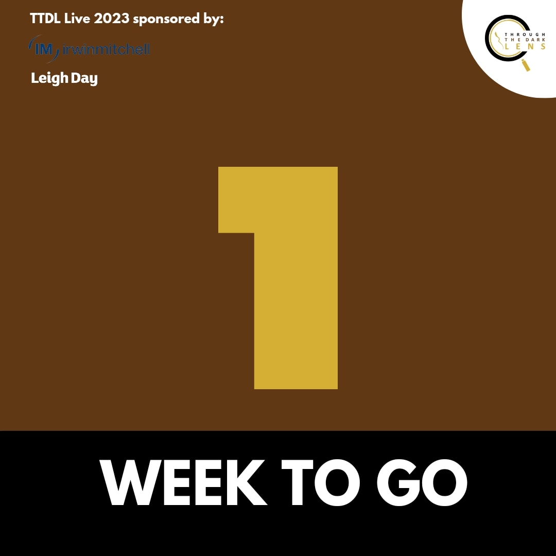 One week to go!
.
Final calls to book your tickets
.
We have few spaces left so would encourage you to book soon
.
It is going to be a fantastic day and we are buzzing to see you all there

#ttdlconference #ttdllive23 #darklenspledge