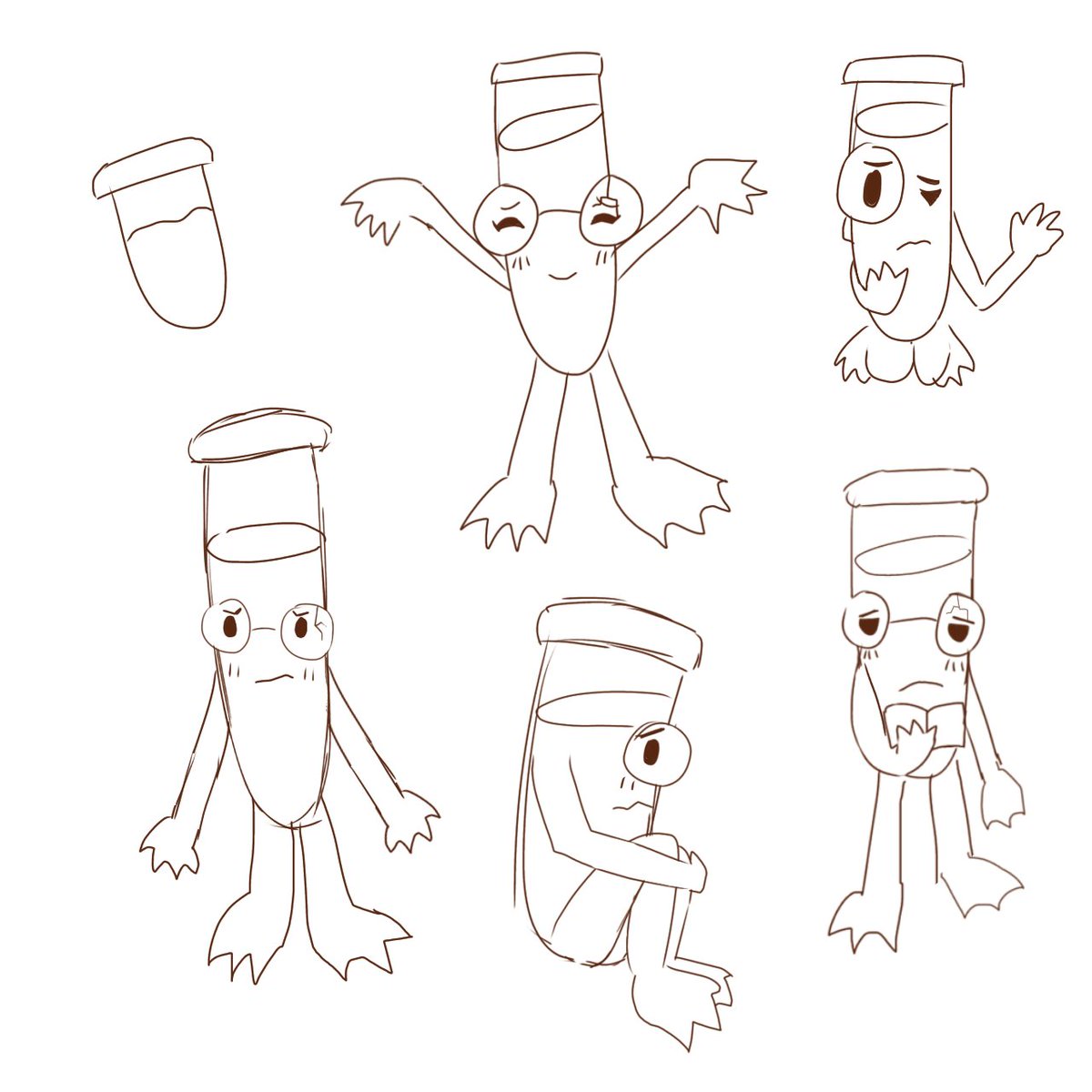 wlwvampires's tweet photo. erm!! various lazy test tube doodles #osctwt https://t.co/F3pPcqtIGx