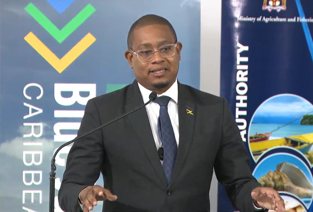 Minister @floydgreenja of #Jamaica during the launch of the @_BlueJustice #Caribbean Hub explained that the purpose of this new regional mechanism is “truly about taking back our oceans”. #illegalfishing #fishing
