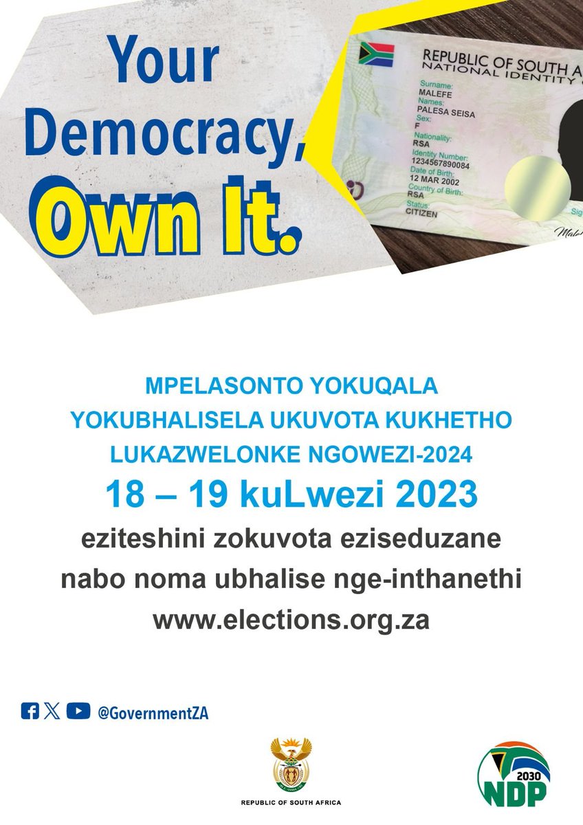 South African Government tweet media