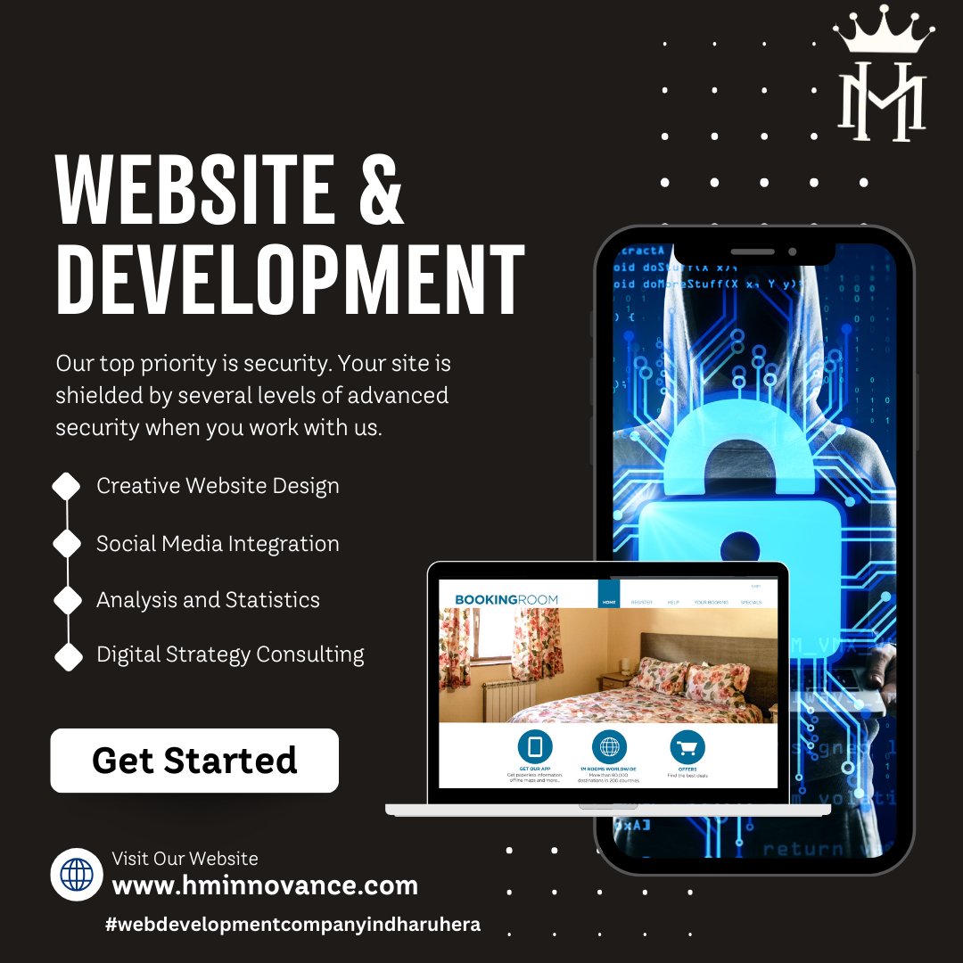 HMInnovanceLLP's tweet image. Unlock the potential of your online presence with our top-notch website & development services! 🚀✨ Click the link in bio to elevate your digital game. Let's build something amazing together! 💻🌐 #WebDevMagic #DigitalTransformation #TechSolutions #OnlineSuccess
