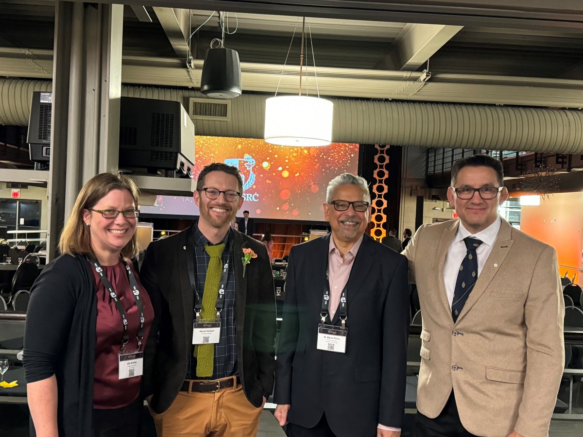 Yesterday, UM researcher Dr. David Herbert (@herbert_lab) was inducted into the Royal Society of Canada’s College of New Scholars in Waterloo, ON. Congratulations on this remarkable achievement! @umanitoba @umanitobasci @Frank_Deer