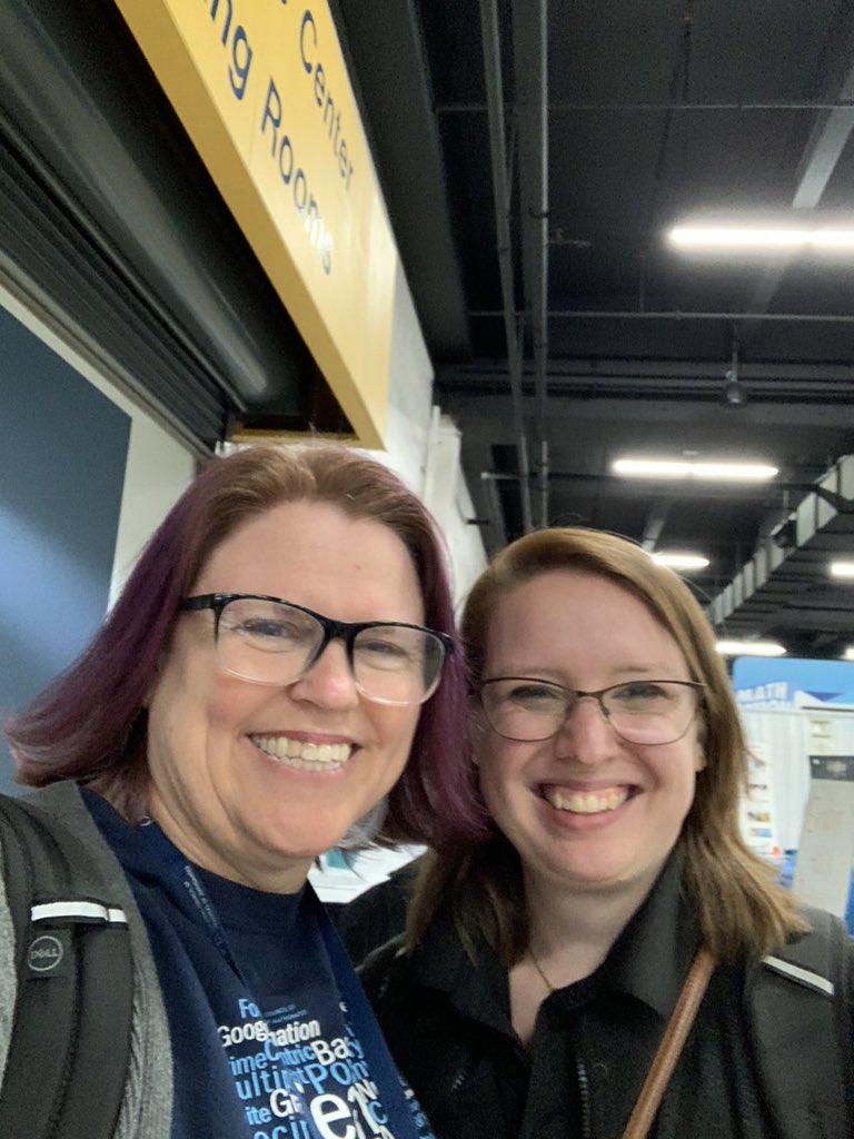 Running into amazing teachers <a href="/SCmathteachers/">SCCTM</a> #acpsdmath #CSTatwork