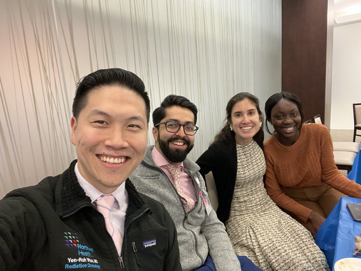 Awesome night at the @ZuckerSoM Career Fair with our Rockstar residents @Yenruhwuu @BahoSidiqiMDMPH and Oluwatimileyin Ojo encouraging medical students to apply to #radonc. We're lucky to have found such an amazing specialty😊 @PottersMD @JasonDNosrati @BhargavaChitti